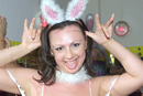 funny bunny webcam party